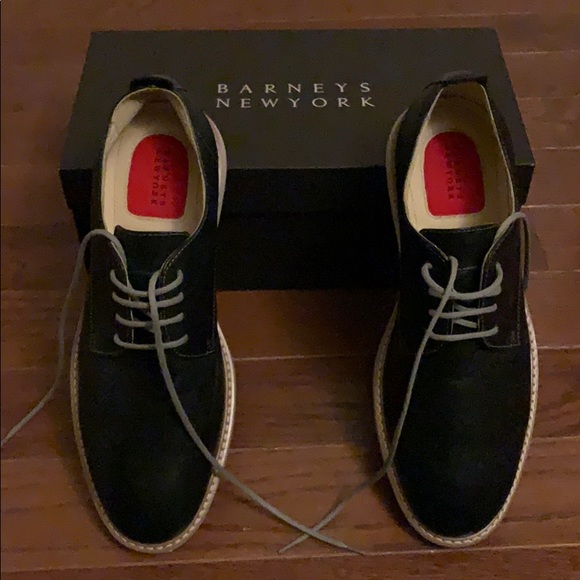 Barneys New York Other - Barneys New York black leather oxford shoes